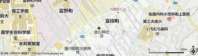 青森県弘前市富田町103周辺の地図