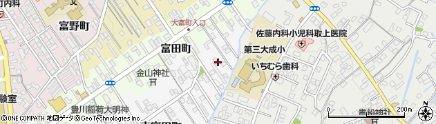 青森県弘前市南富田町25周辺の地図