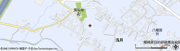 青森県平川市尾崎周辺の地図