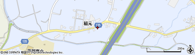 青森県平川市尾崎稲元50周辺の地図