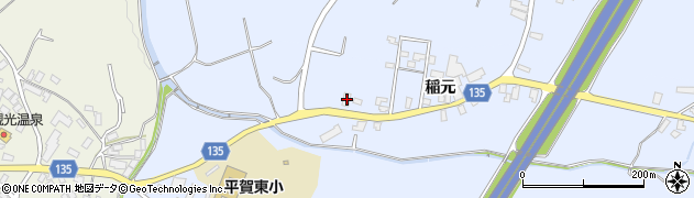 青森県平川市尾崎稲元32周辺の地図