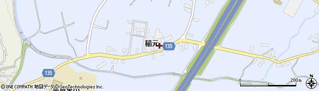 青森県平川市尾崎稲元46周辺の地図