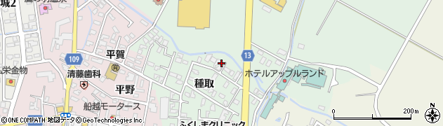 青森県平川市小和森種取17周辺の地図