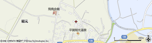 青森県平川市町居（山元）周辺の地図