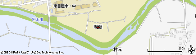 青森県弘前市桜庭（鳴瀬）周辺の地図