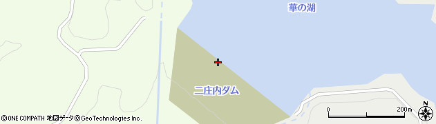青森県黒石市二庄内（飛礫倉）周辺の地図