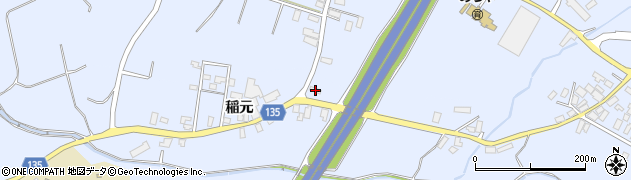 青森県平川市尾崎稲元61周辺の地図
