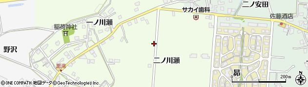 青森県弘前市黒滝（二ノ川瀬）周辺の地図