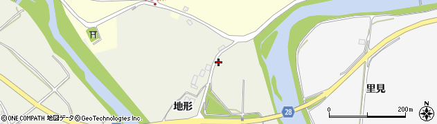 青森県弘前市紙漉沢地形44周辺の地図