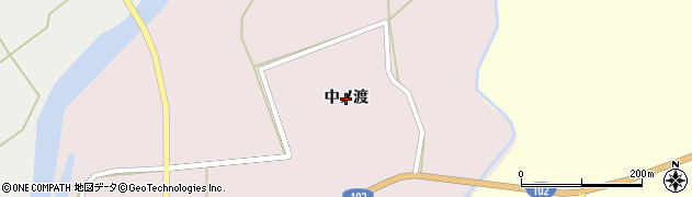 青森県十和田市奥瀬（中ノ渡）周辺の地図