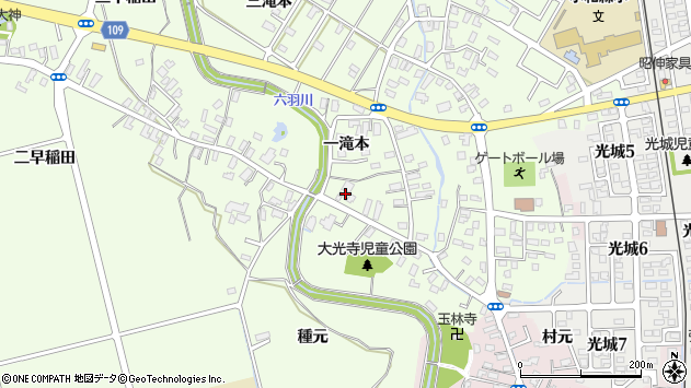 〒036-0101 青森県平川市大光寺白山の地図