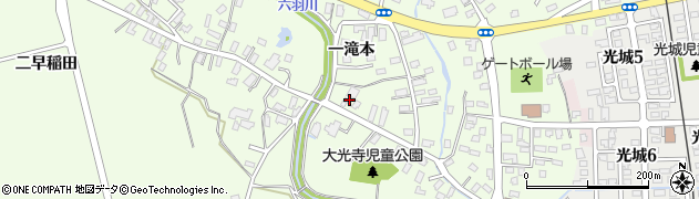 青森県平川市大光寺（一滝本）周辺の地図