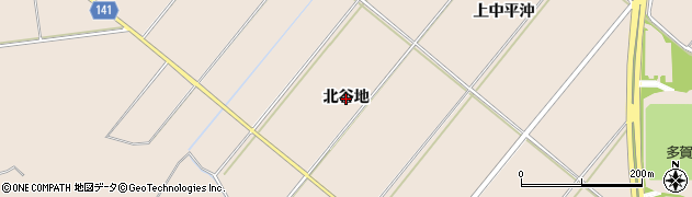 青森県八戸市市川町（北谷地）周辺の地図
