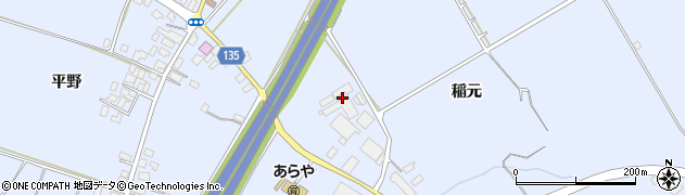 青森県平川市尾崎稲元80周辺の地図
