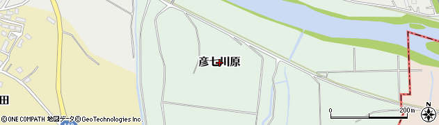 青森県おいらせ町（上北郡）彦七川原周辺の地図