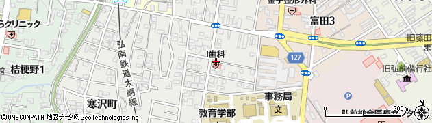 青森県弘前市富士見町周辺の地図