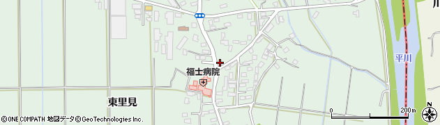 青森県弘前市新里中樋田23周辺の地図