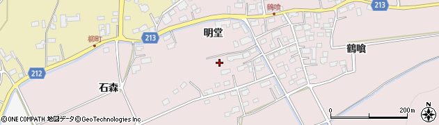 青森県六戸町（上北郡）鶴喰周辺の地図