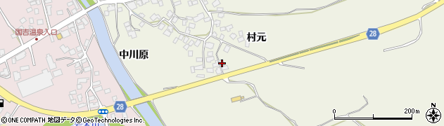 青森県弘前市国吉村元281周辺の地図