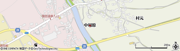 青森県弘前市国吉（中川原）周辺の地図