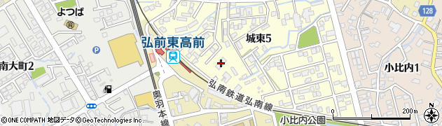 マルハ産業株式会社弘前営業所周辺の地図