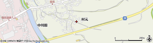 青森県弘前市国吉村元123周辺の地図