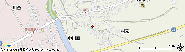 青森県弘前市国吉村元16周辺の地図