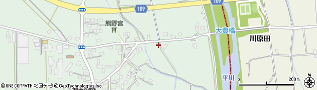 青森県弘前市新里中樋田4周辺の地図