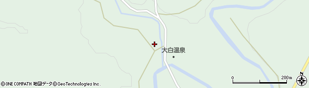 青森県中津軽郡西目屋村白沢白沢口周辺の地図