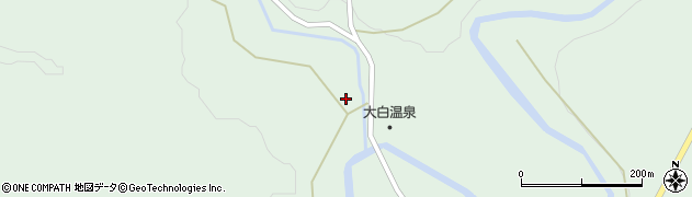 青森県西目屋村（中津軽郡）白沢（白沢口）周辺の地図