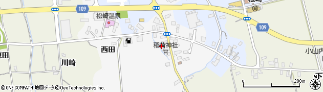 青森県平川市松崎亀井17周辺の地図