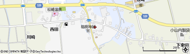 青森県平川市松崎亀井18周辺の地図