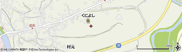 青森県弘前市国吉村元87周辺の地図