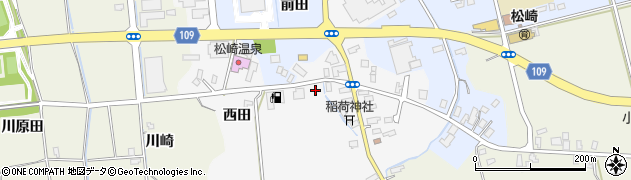 青森県平川市松崎亀井45周辺の地図