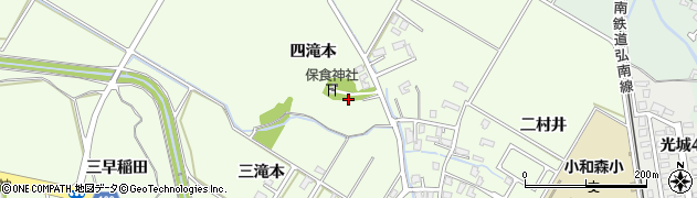 青森県平川市大光寺（四滝本）周辺の地図