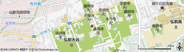 徳増寺周辺の地図