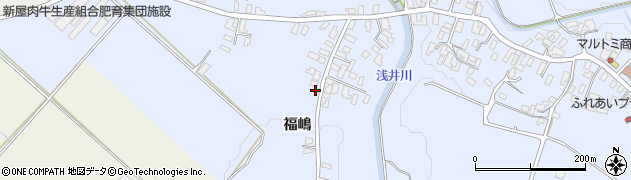 青森県平川市新屋福嶋65周辺の地図
