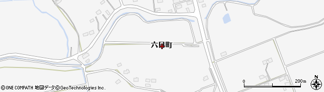 青森県十和田市相坂六日町周辺の地図