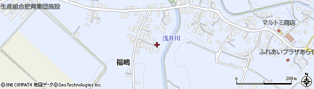 青森県平川市新屋福嶋70周辺の地図