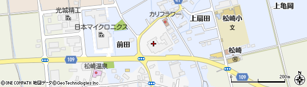 青森県平川市松崎亀井5周辺の地図