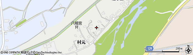 青森県弘前市龍ノ口（村元）周辺の地図