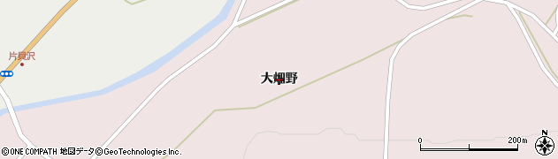 青森県十和田市奥瀬（大畑野）周辺の地図