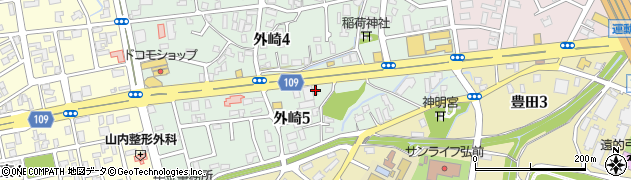 城東金物店周辺の地図