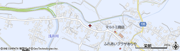 青森県平川市新屋周辺の地図