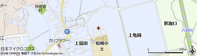 青森県平川市館山上亀岡27周辺の地図