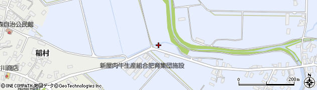 青森県平川市新屋福嶋周辺の地図