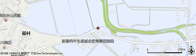 青森県平川市新屋（福嶋）周辺の地図