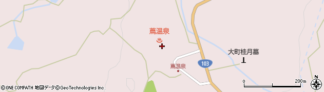 青森県十和田市奥瀬（蔦野湯）周辺の地図