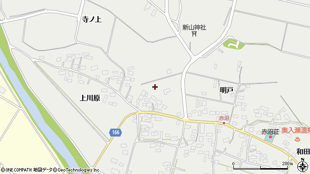 〒034-0071 青森県十和田市赤沼の地図