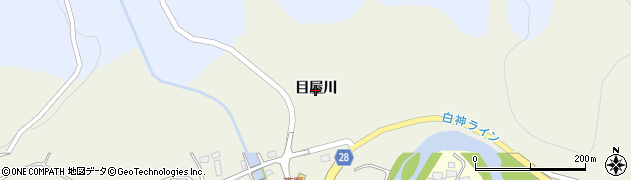 青森県弘前市国吉（目屋川）周辺の地図
